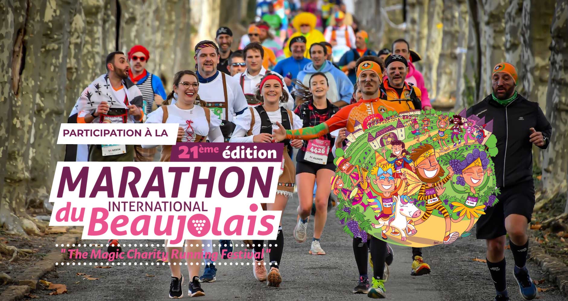 La Main dans le Bol s’invite au Marathon du Beaujolais les 20 et 21 Novembre 2025