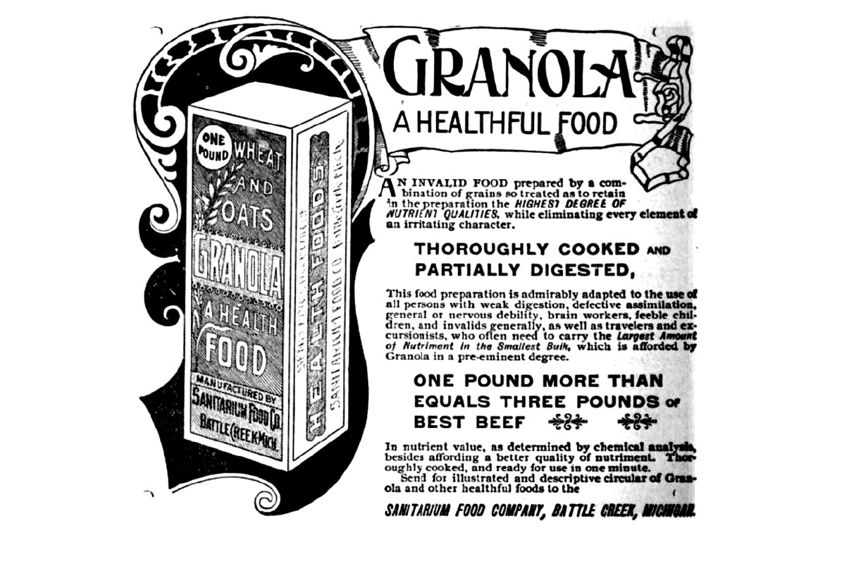 Histoire du granola aux États-Unis dans les années 60