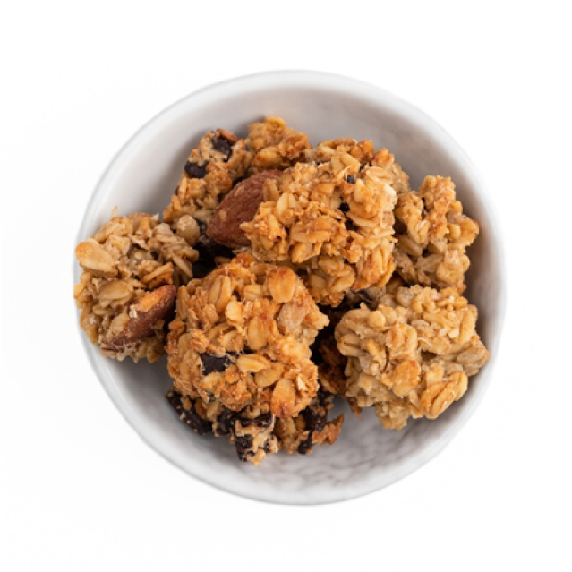 Le granola, un mélange de céréales, de graines, d’oléagineux et ou fruits séchés