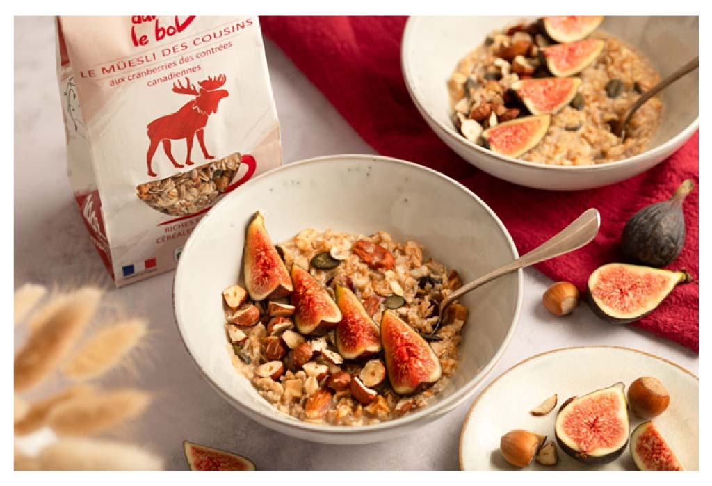 Muesli des cousins, bien démarrer la rentrée, recette healthy au granola