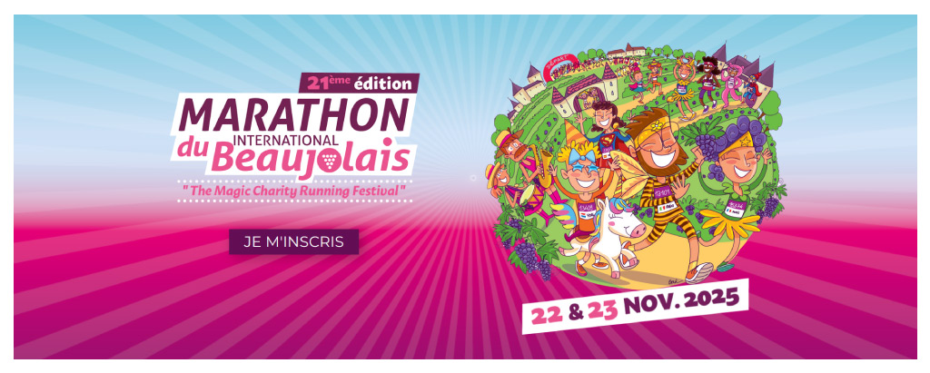 La Main dans le Bol s’invite au Marathon du Beaujolais les 20 et 21 Novembre 2025