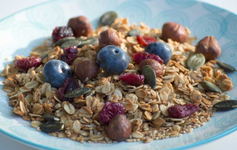 Recette bol artisan granola bio petit déjeuner