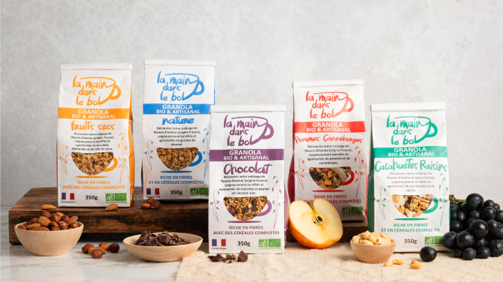 découvrez notre gamme de granola bio aux chocolat, fruits secs, granola nature, à déguster sans modération