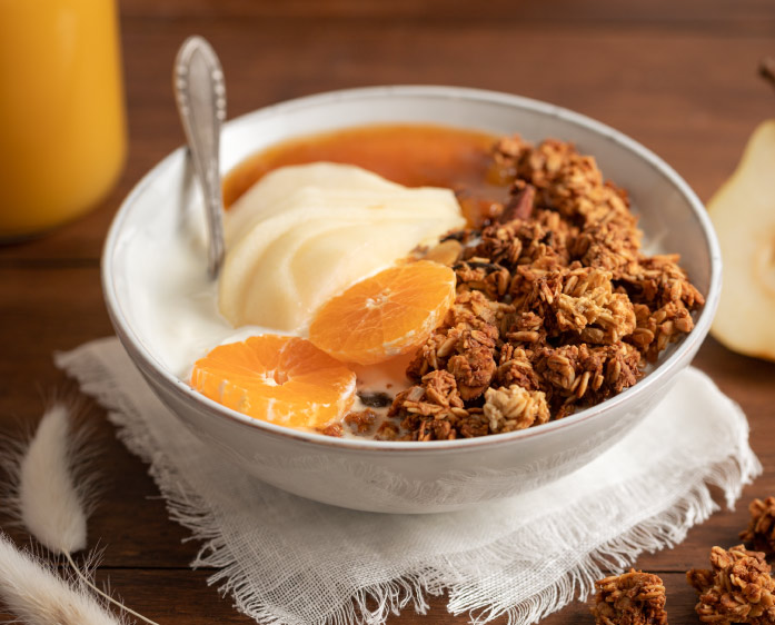 Recette bol de granola pour un petit déjeuner équilibré en fonction de vos envies