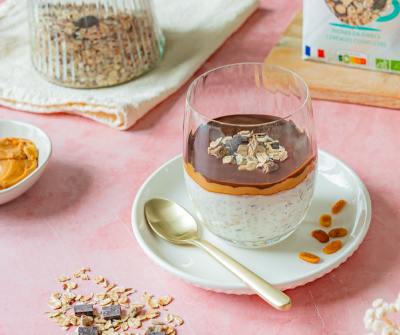 Overnight pudding au müesli de choc