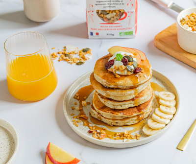 Recette Pancakes fluffy à la banane